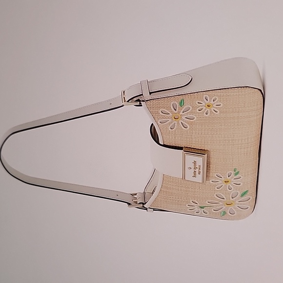 Kate Spade Cream Floral Embroidered Women's Bag - Picture 7 of 7